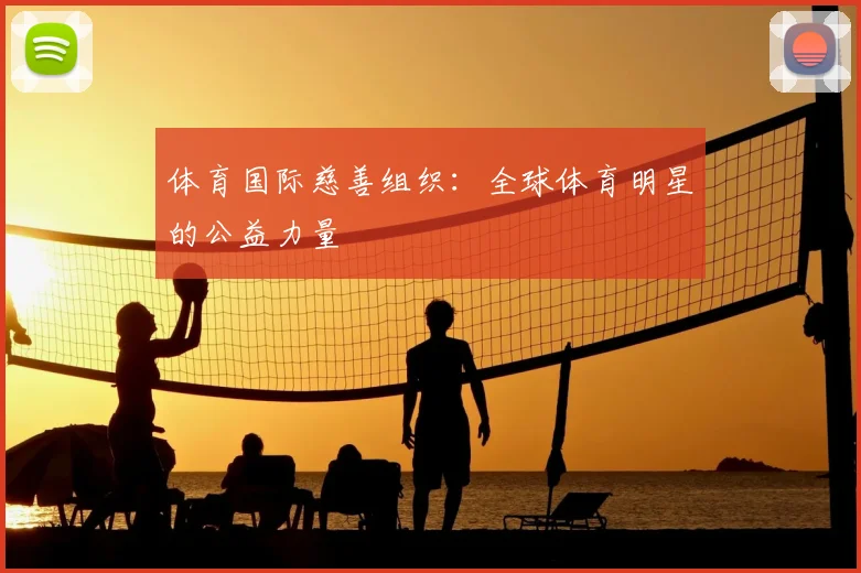 体育国际慈善组织：全球体育明星的公益力量